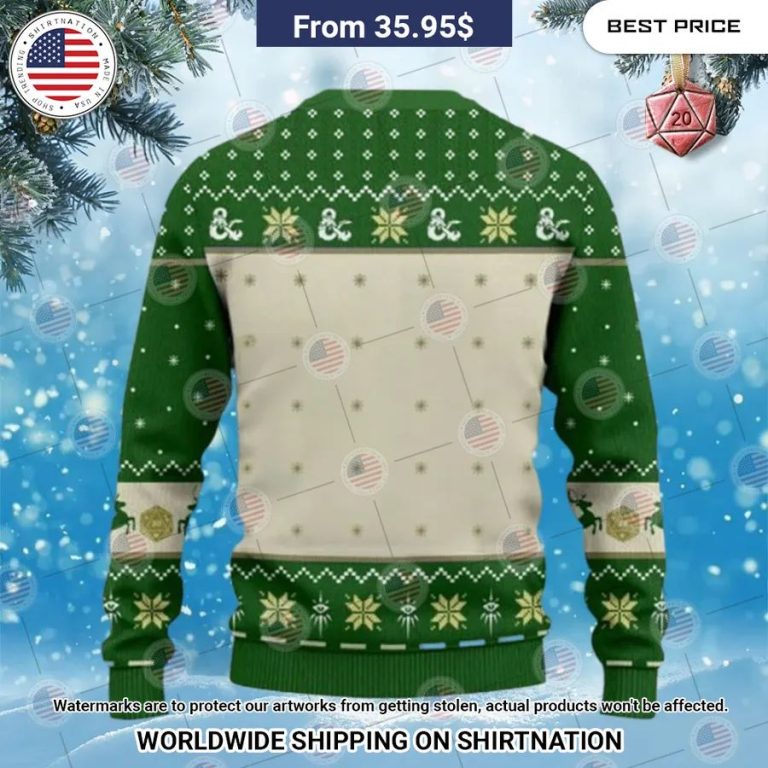 Warlock Dungeons & Dragons Christmas Sweater Wow! What a picture you click