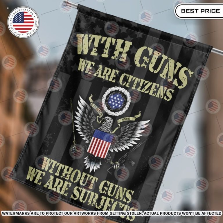 We Are Citizens with Guns Patriotic Flags Oh my God you have put on so much!