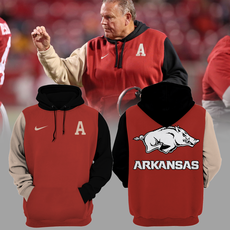 Sam Pittman Arkansas Razorback Hoodie