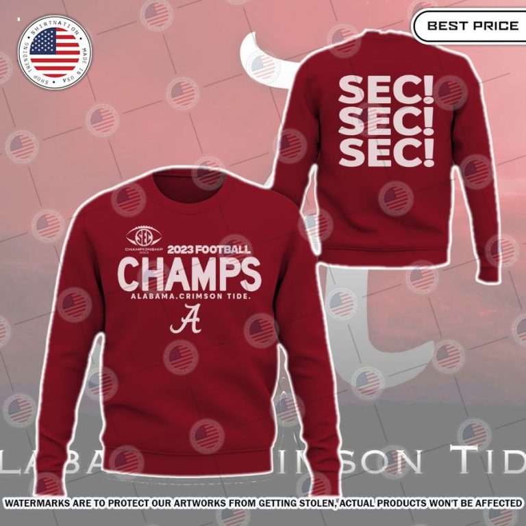 alabama crimson tide 2023 sec champions sweater 1