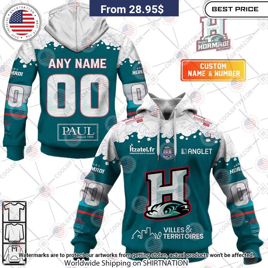 Anglet Hormadi Elite Home Jersey Style Custom Hoodie Awesome Pic guys