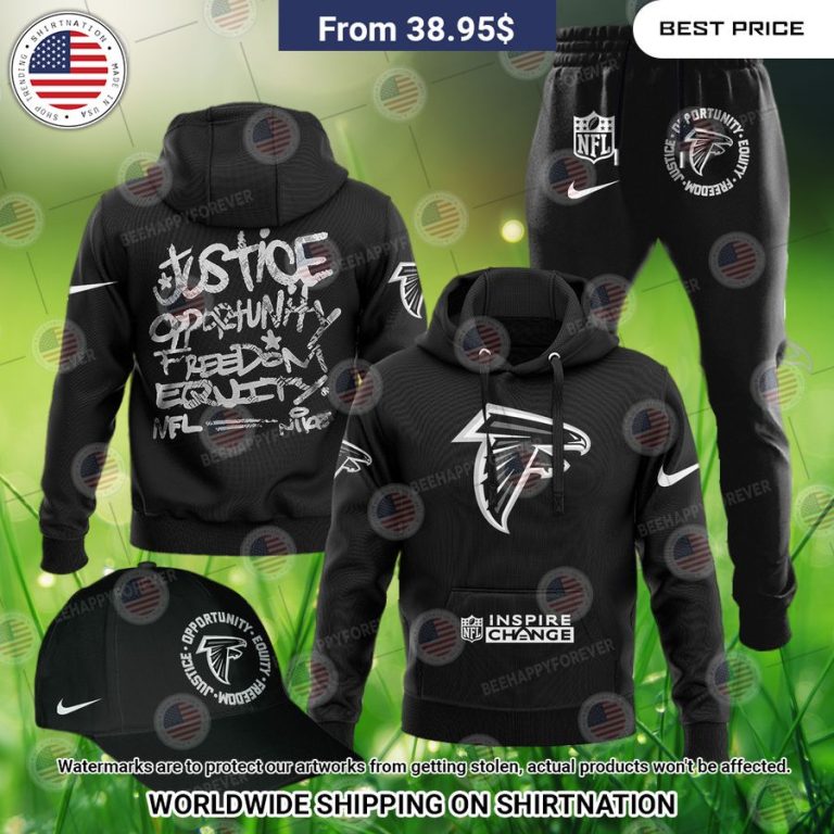 Atlanta Falcons Justice Opportunity Equity Freedom Hoodie Mesmerising