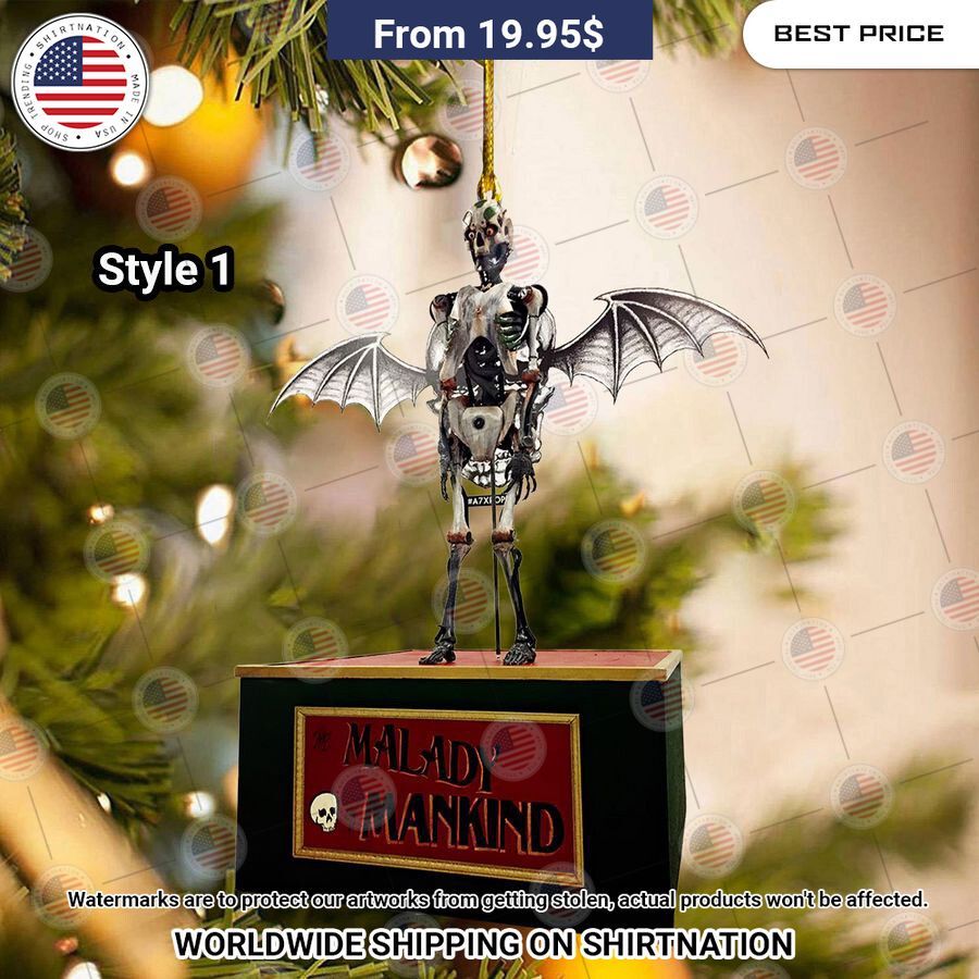 Avenged Sevenfold Christmas Ornament Elegant and sober Pic