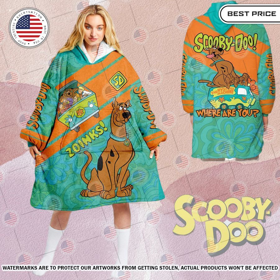 BEST Scooby Doo Where Are You Hoodie Blanket Amazing Pic