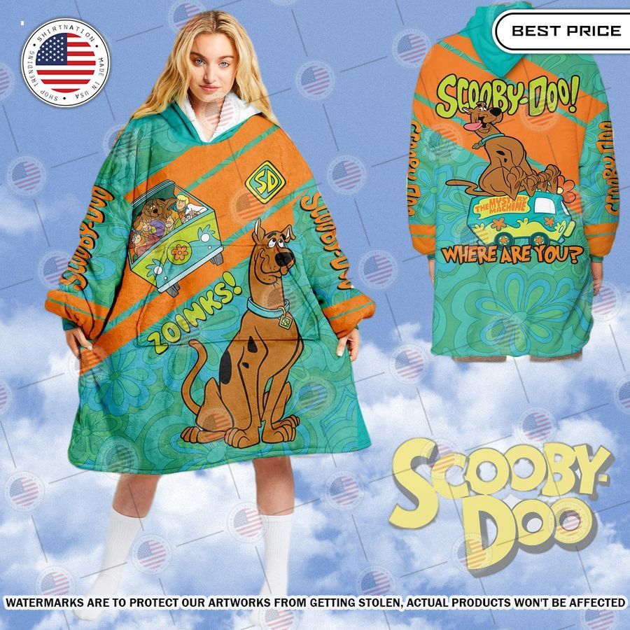 BEST Scooby Doo Where Are You Hoodie Blanket Eye soothing picture dear