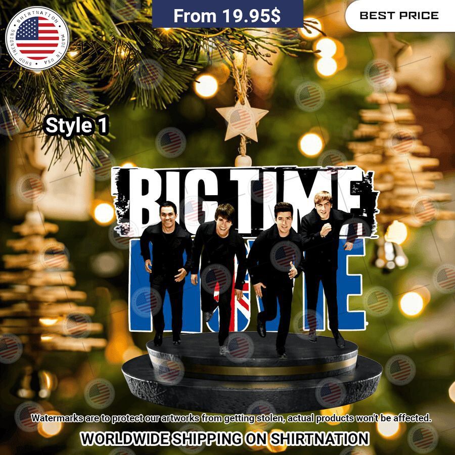 Big Time Rush Christmas Ornament You are getting me envious with your look