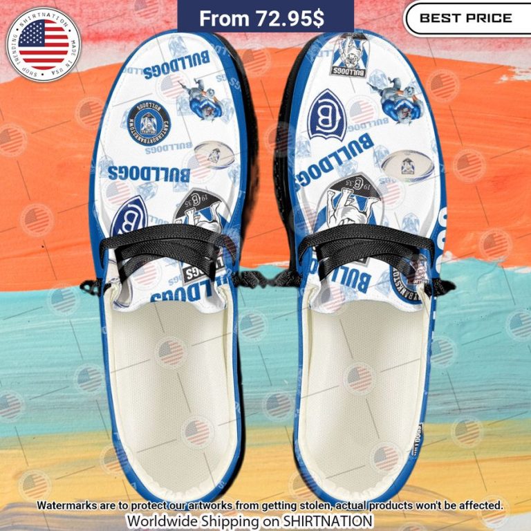 Canterbury Bankstown Bulldogs Custom Hey Dude Shoes Looking so nice