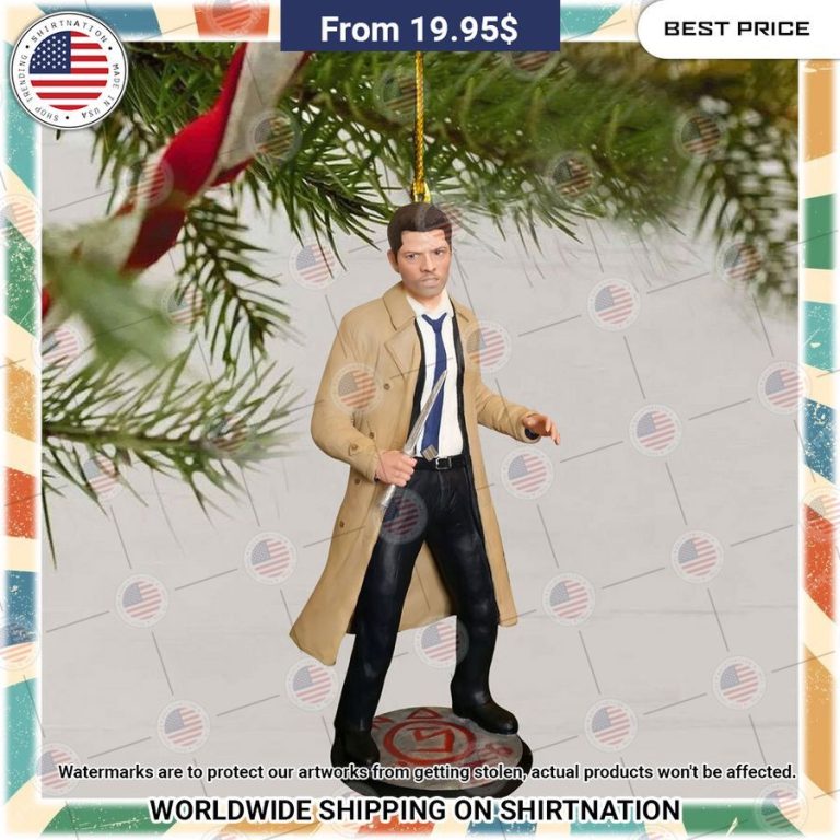 Castiel Supernatural Christmas Ornament Lovely smile