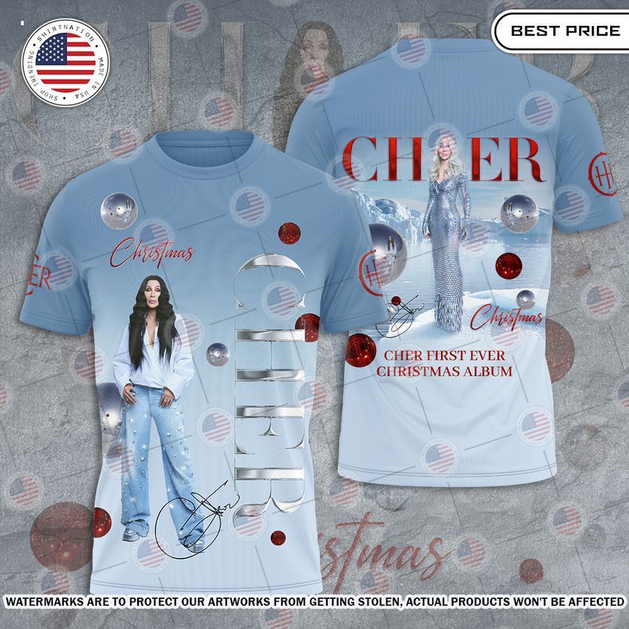 Cher Christmas Album Shirt You look cheerful dear