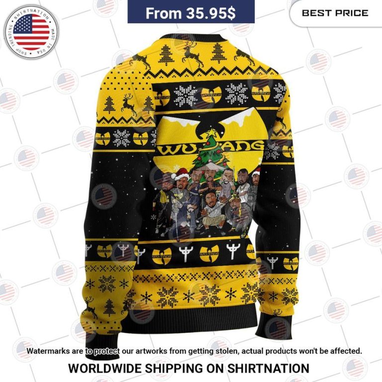 Christmas Rules Everything Around Me Wu Tang Sweater Mesmerising