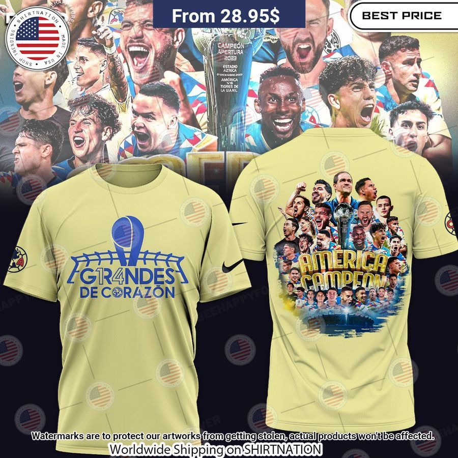 Club América Campeón Champions Shirt You always inspire by your look bro