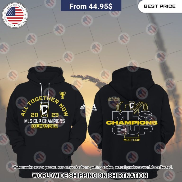 Columbus Crew Major League Soccer Champions Hoodie Super sober