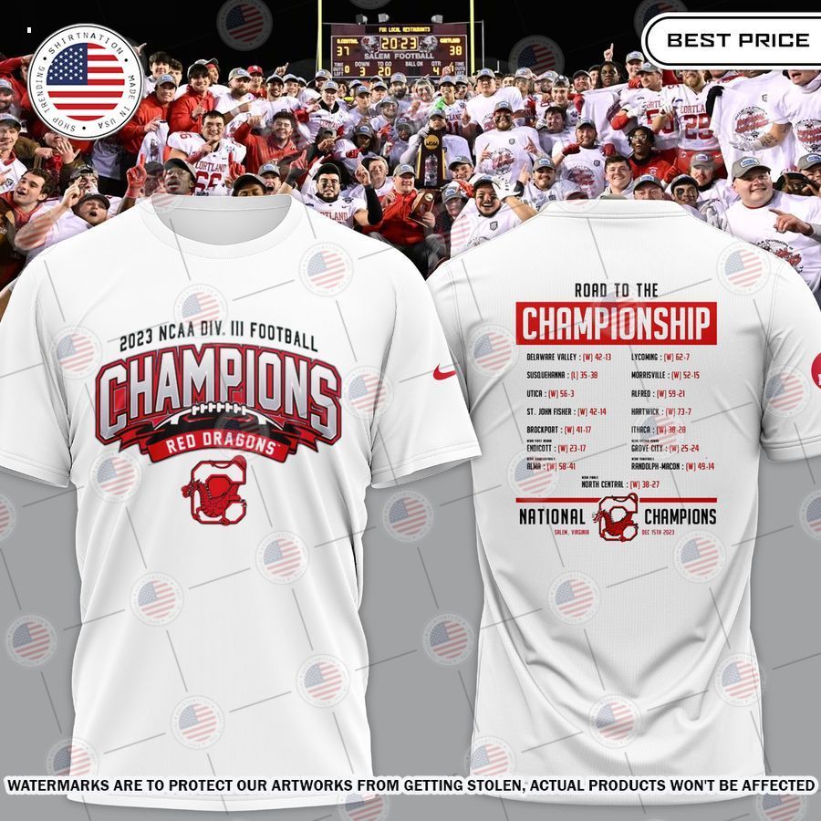 Cortland Red Dragons Champions Shirt Your face is glowing like a red rose