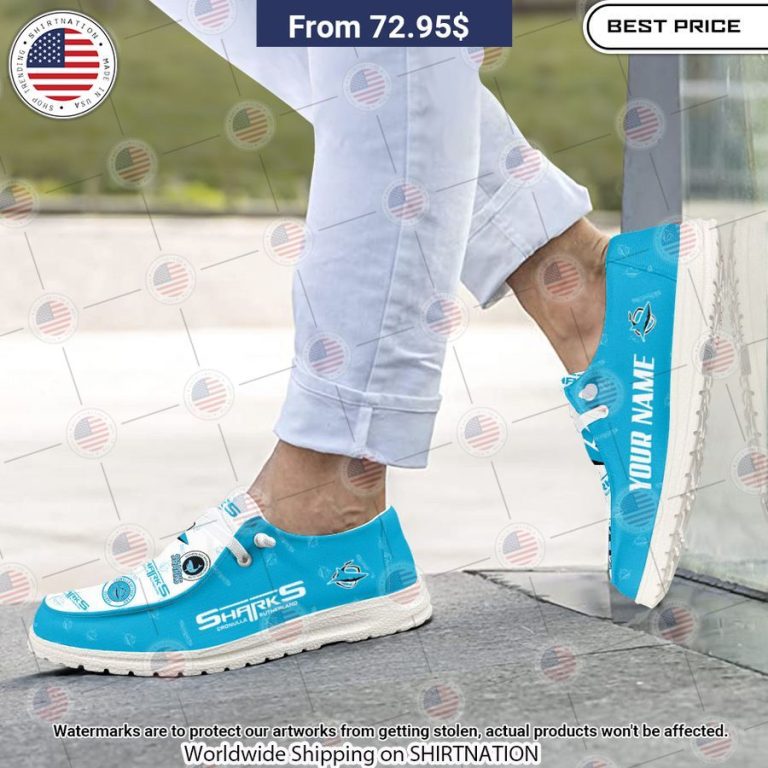 Cronulla Sutherland Sharks Custom Hey Dude Shoes Good click