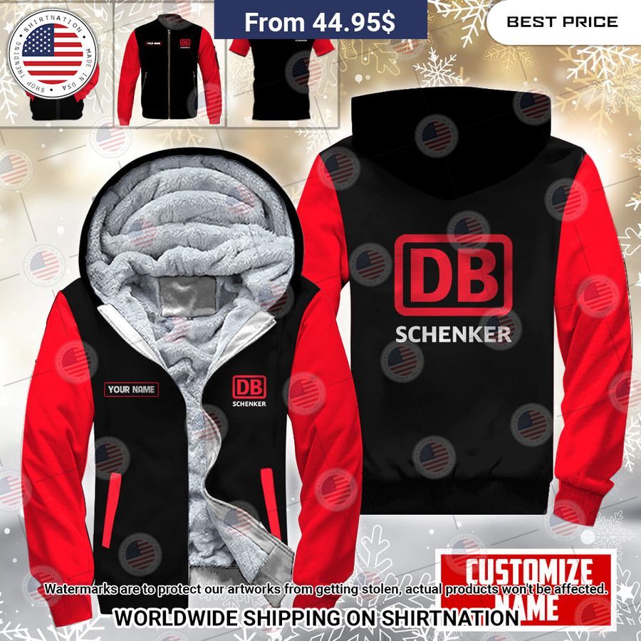 DB Schenker Custom Fleece Hoodie You look so healthy and fit