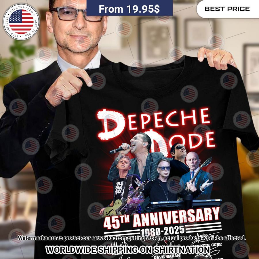 Depeche Mode 45th Anniversary Shirt Your beauty is irresistible.