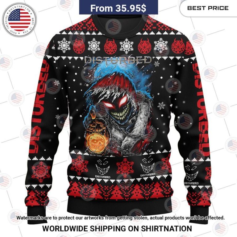 Disturbed Get Down With The Xmas Sweater Is this your new friend?