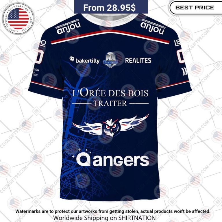 Ducs d Angers Home Jersey Style Custom Hoodie Damn good