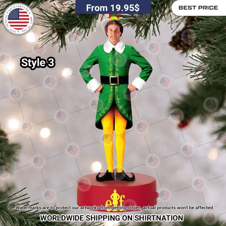 Elf Film Christmas Ornament Looking Gorgeous and This picture made my day.