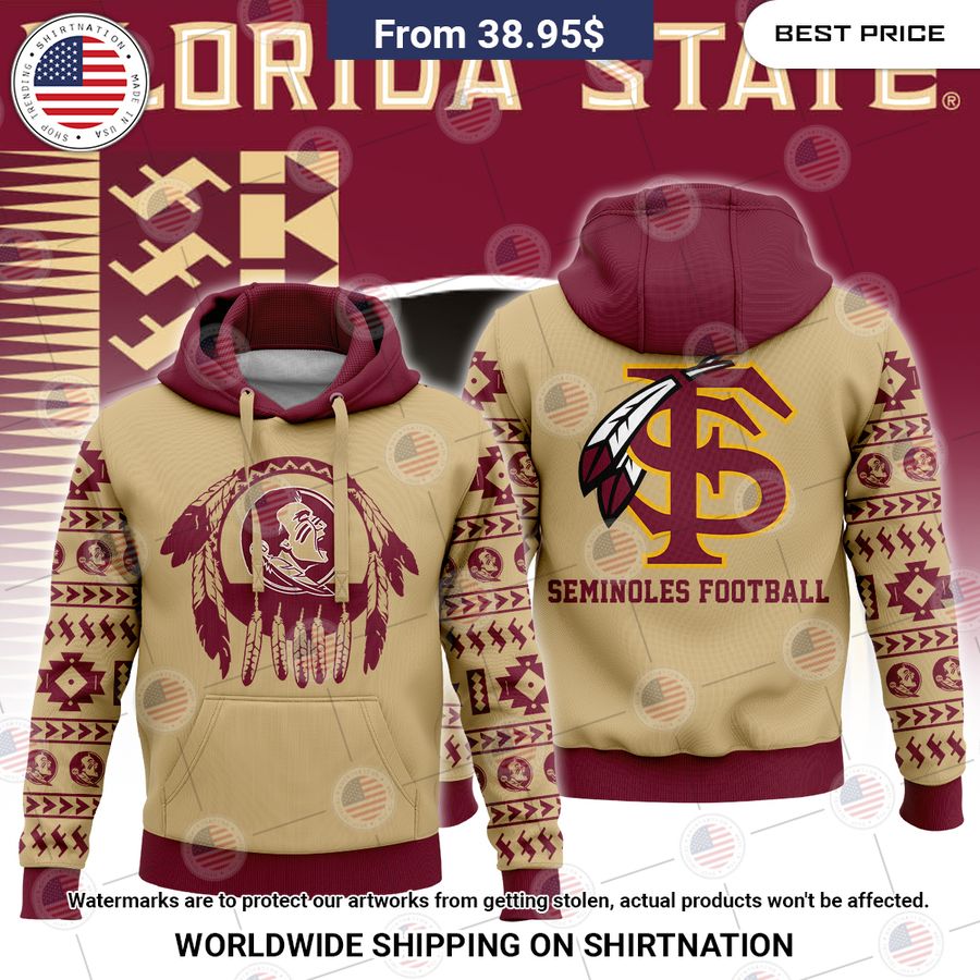 Florida State Seminoles native American Hoodie Which place is this bro?