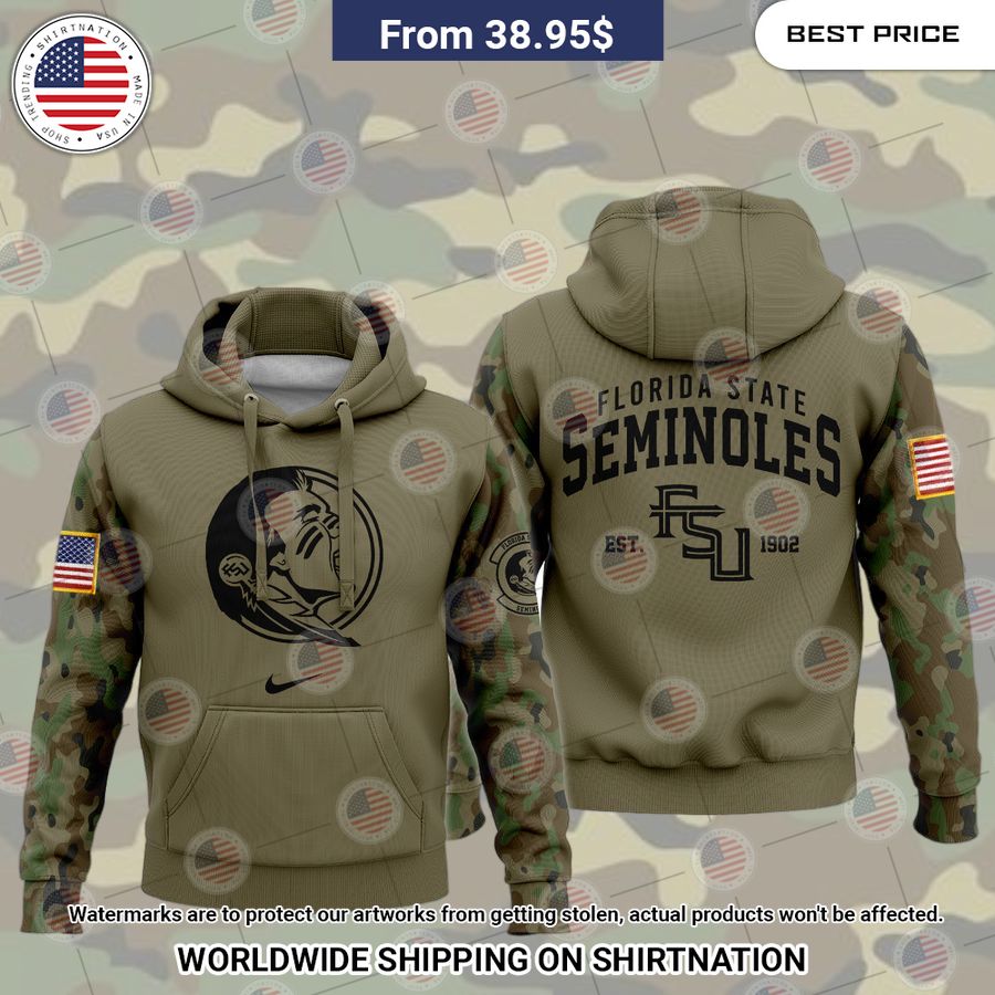 Florida State Seminoles Veterans Army Hoodie Have you joined a gymnasium?