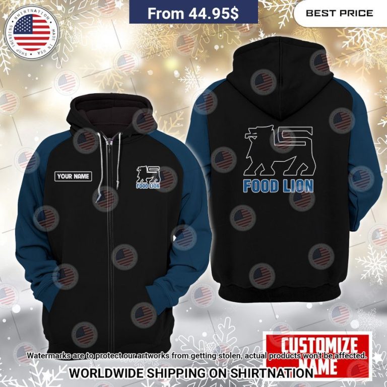 Food Lion Custom Fleece Hoodie Awesome Pic guys