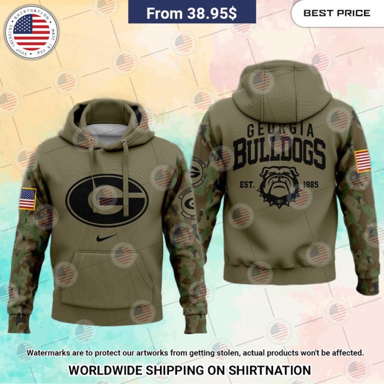 Georgia Bulldogs Army Veteran Camo Hoodie Is this your new friend?