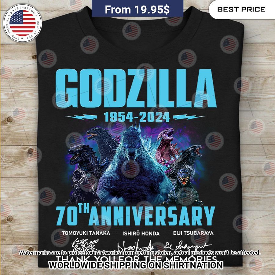 Godzilla 70th Anniversary Shirt Beautiful Mom, beautiful daughter