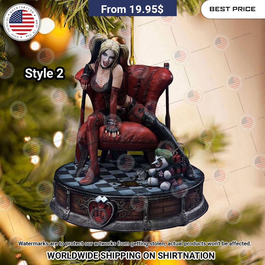 Harley Quinn Christmas Ornament I like your hairstyle