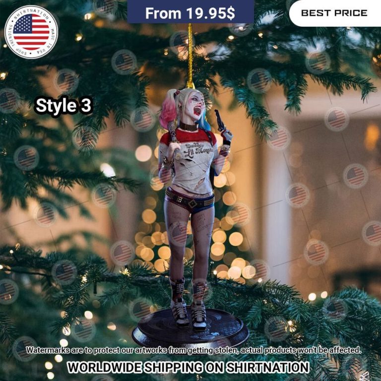 Harley Quinn Christmas Ornament Nice Pic