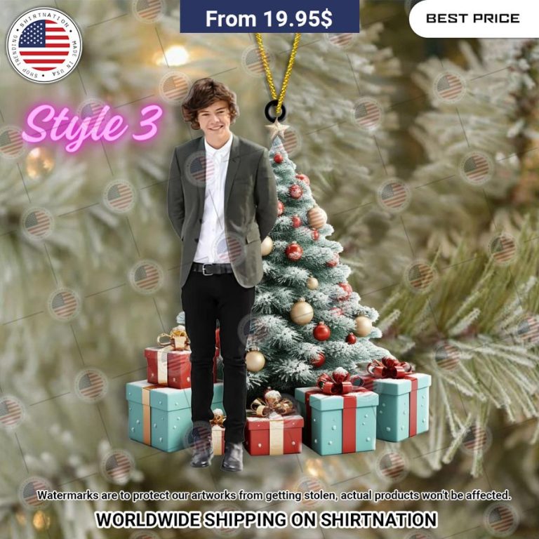 Harry Styles Christmas Ornament The power of beauty lies within the soul.