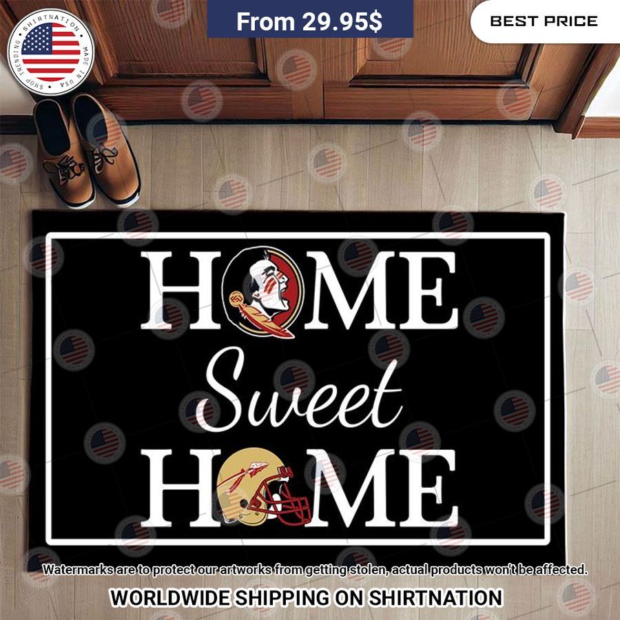 Home Sweet Home Florida State Seminoles Doormat Nice place and nice picture