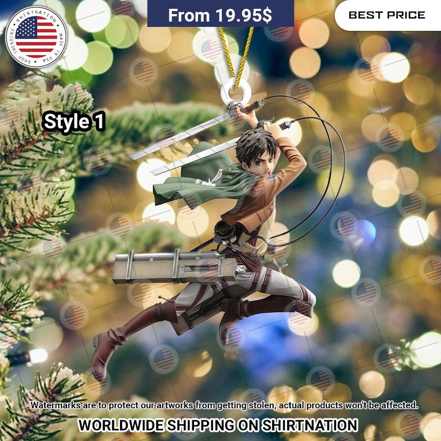 HOT Attack On Titan Christmas Ornament Best picture ever