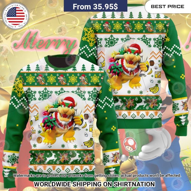 HOT Super Mario Browser Ugly Sweater Which place is this bro?