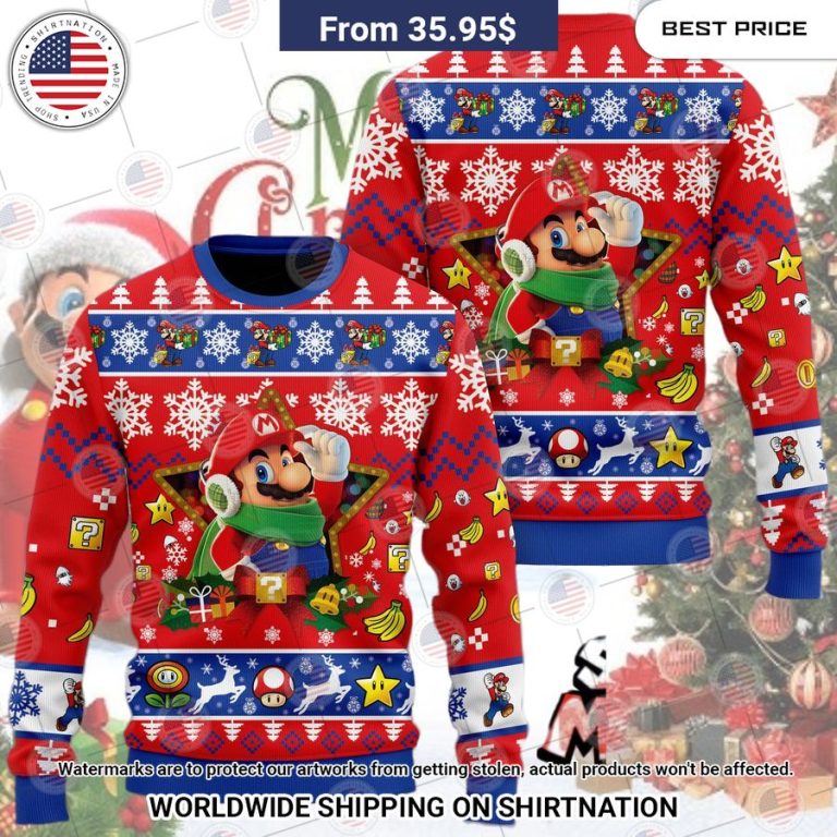 HOT Super Mario Christmas Sweater You guys complement each other