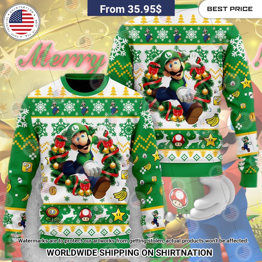HOT Super Mario Luigi Ugly Sweater Have you joined a gymnasium?