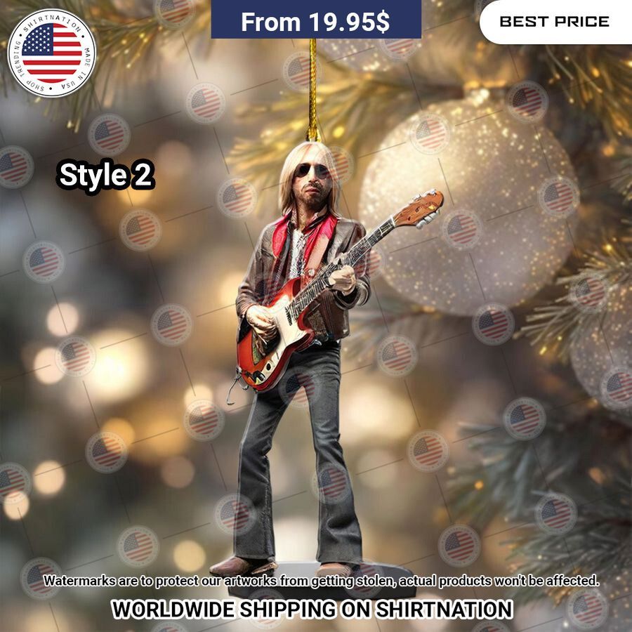 HOT Tom Petty Christmas Ornament Gang of rockstars
