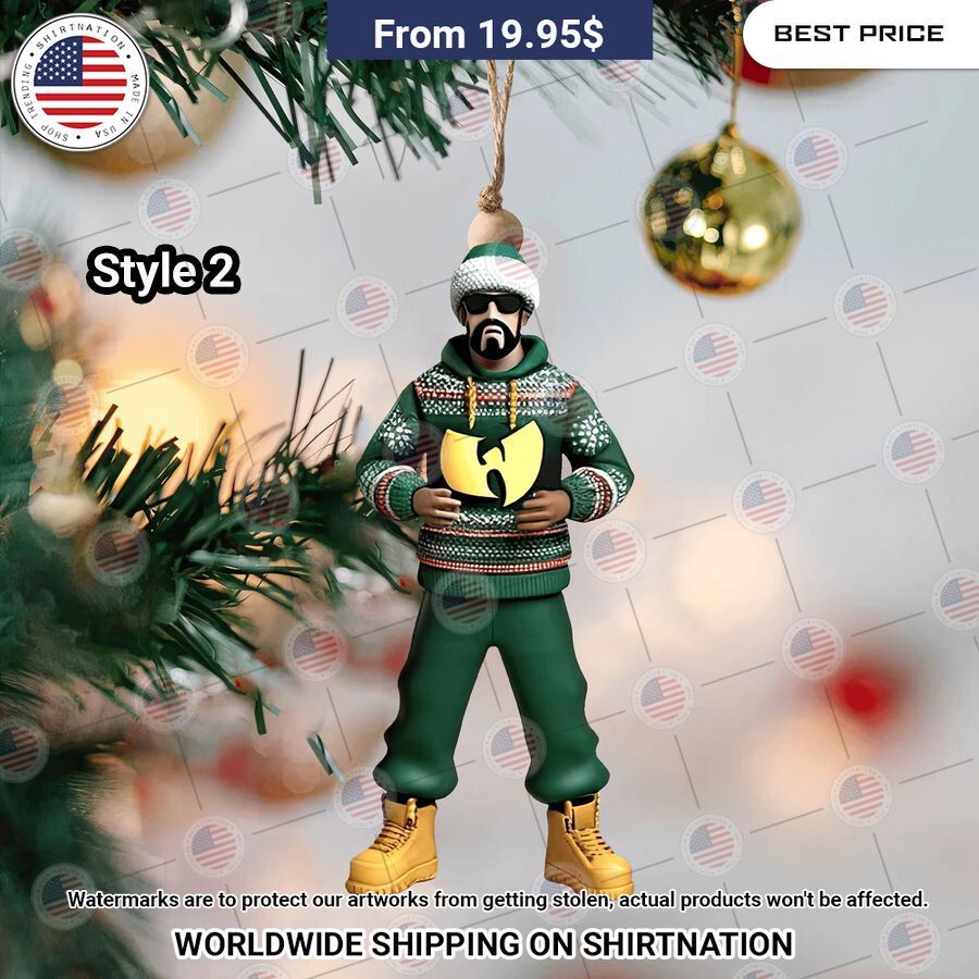 HOT Wu Tang Clan Christmas Ornament You look handsome bro
