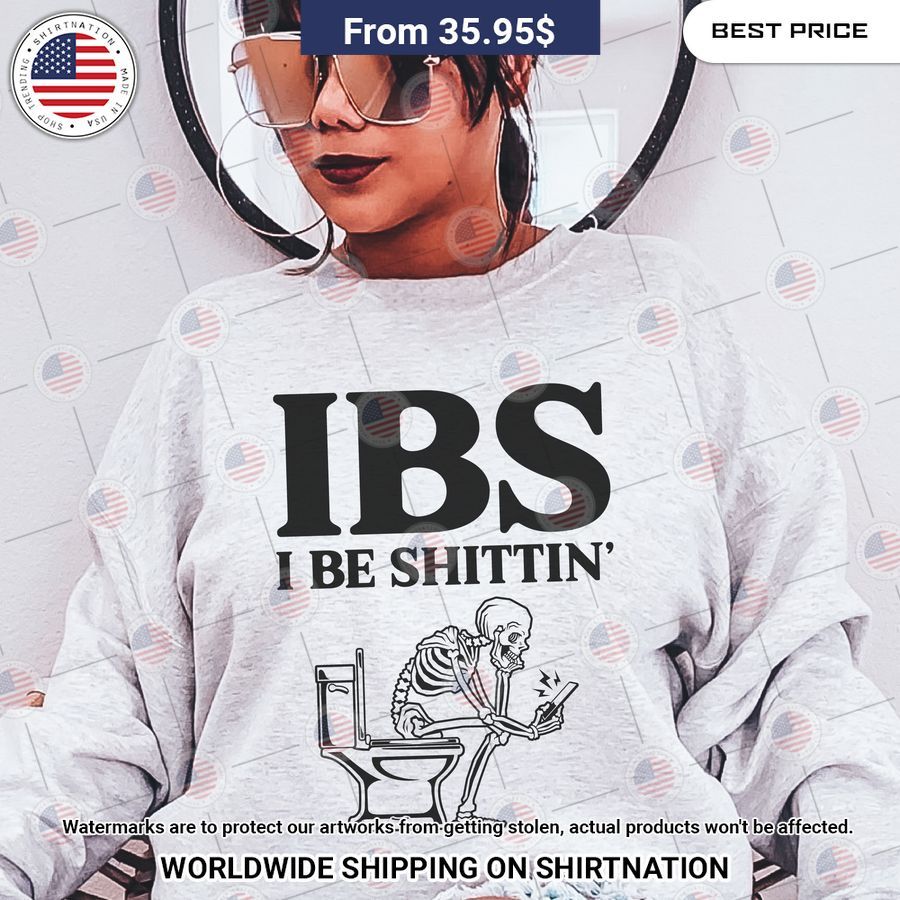 IBS I be Shittin' Skelton Sweater She has grown up know