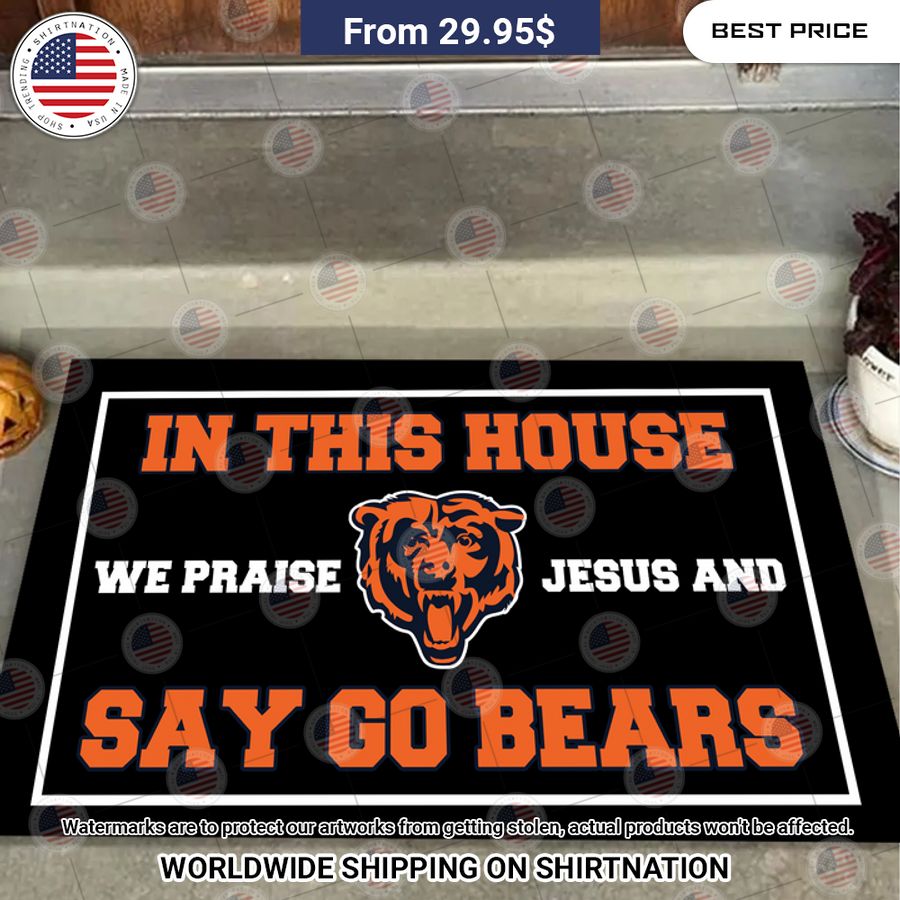 in this house we praise jesus and say go bears chicago bears doormat 2 680.jpg