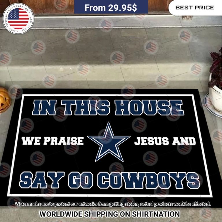 in this house we praise jesus and say go cowboys dallas cowboys doormat 2 265.jpg