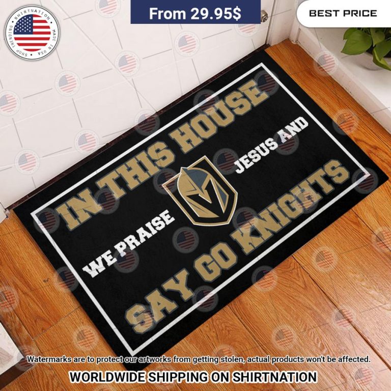 in this house we praise jesus and say go knights vegas golden knights doormat 3 789.jpg