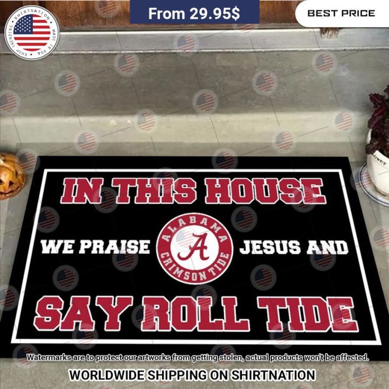 in this house we praise jesus and say roll alabama crimson tide doormat 3 566.jpg