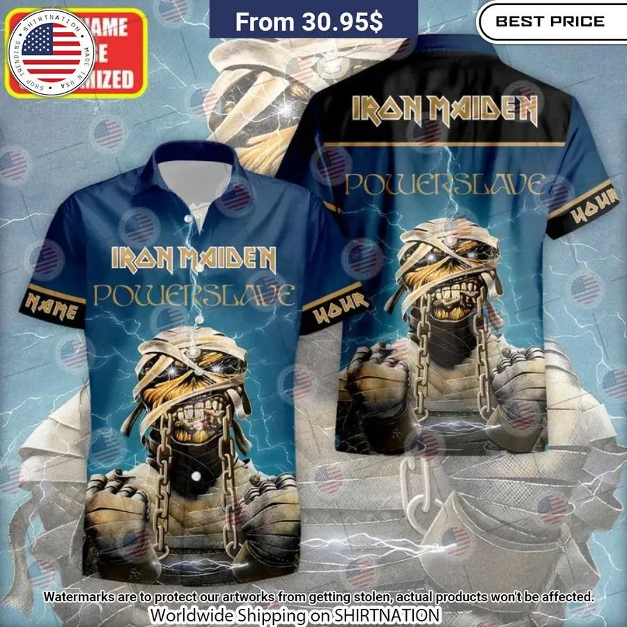 Iron Maiden Power Slave Hawaiian Shirt You tried editing this time?