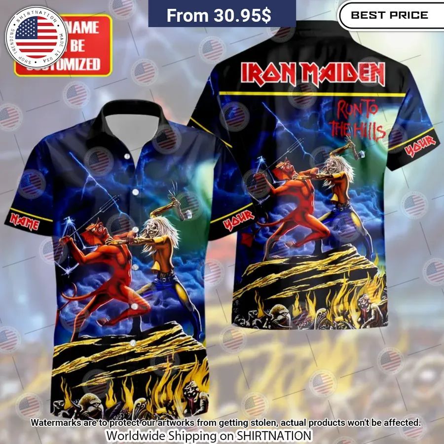 Iron Maiden Run to the Hills Hawaiian Shirt You guys complement each other