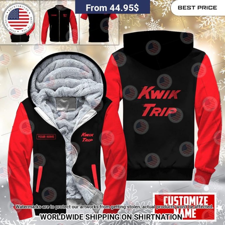 Kwik Trip Custom Fleece Hoodie Hey! You look amazing dear