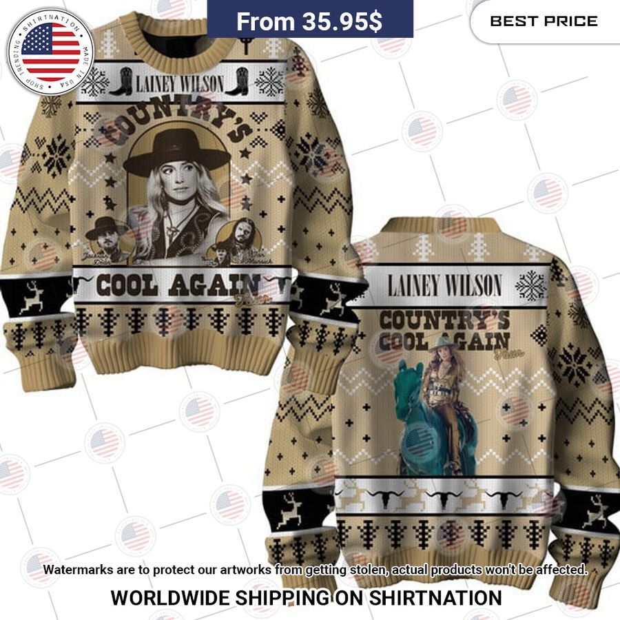 Lainey Wilson Country's Cool Again Sweater Our hard working soul