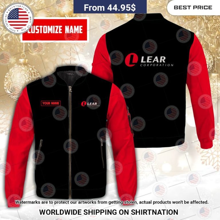 Lear Corporation Custom Fleece Hoodie Unique and sober