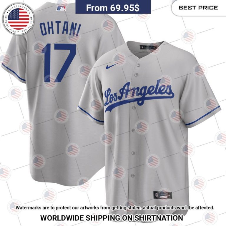 Los Angeles Dodgers Shohei Ohtani Home Jersey Impressive picture.