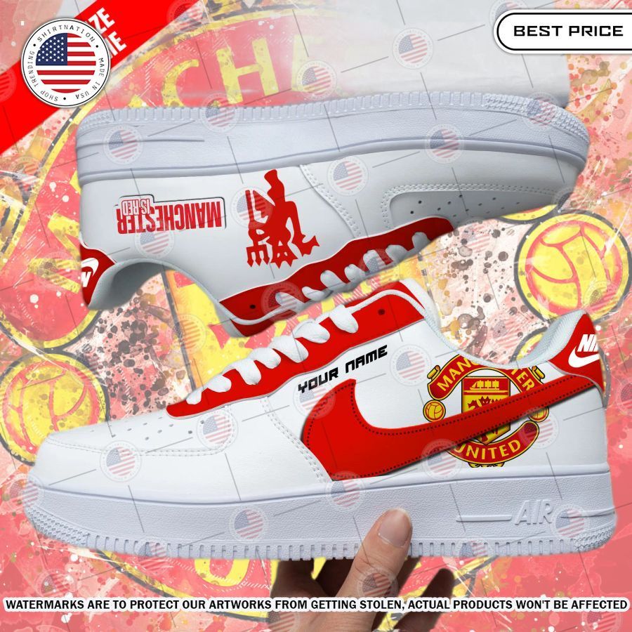 Manchester United Custom Nike Air Force Shoes I am in love with your dress